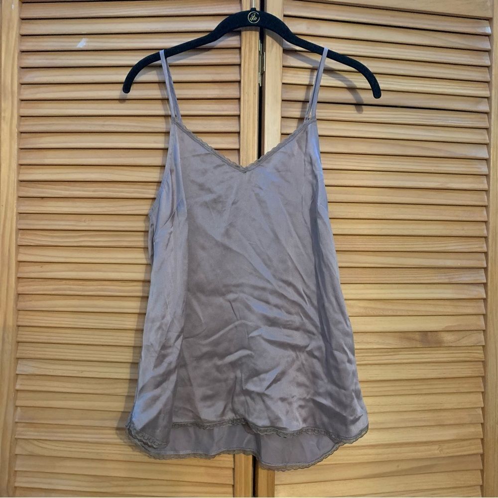 Anthropologie Silk Tank Top Size Small